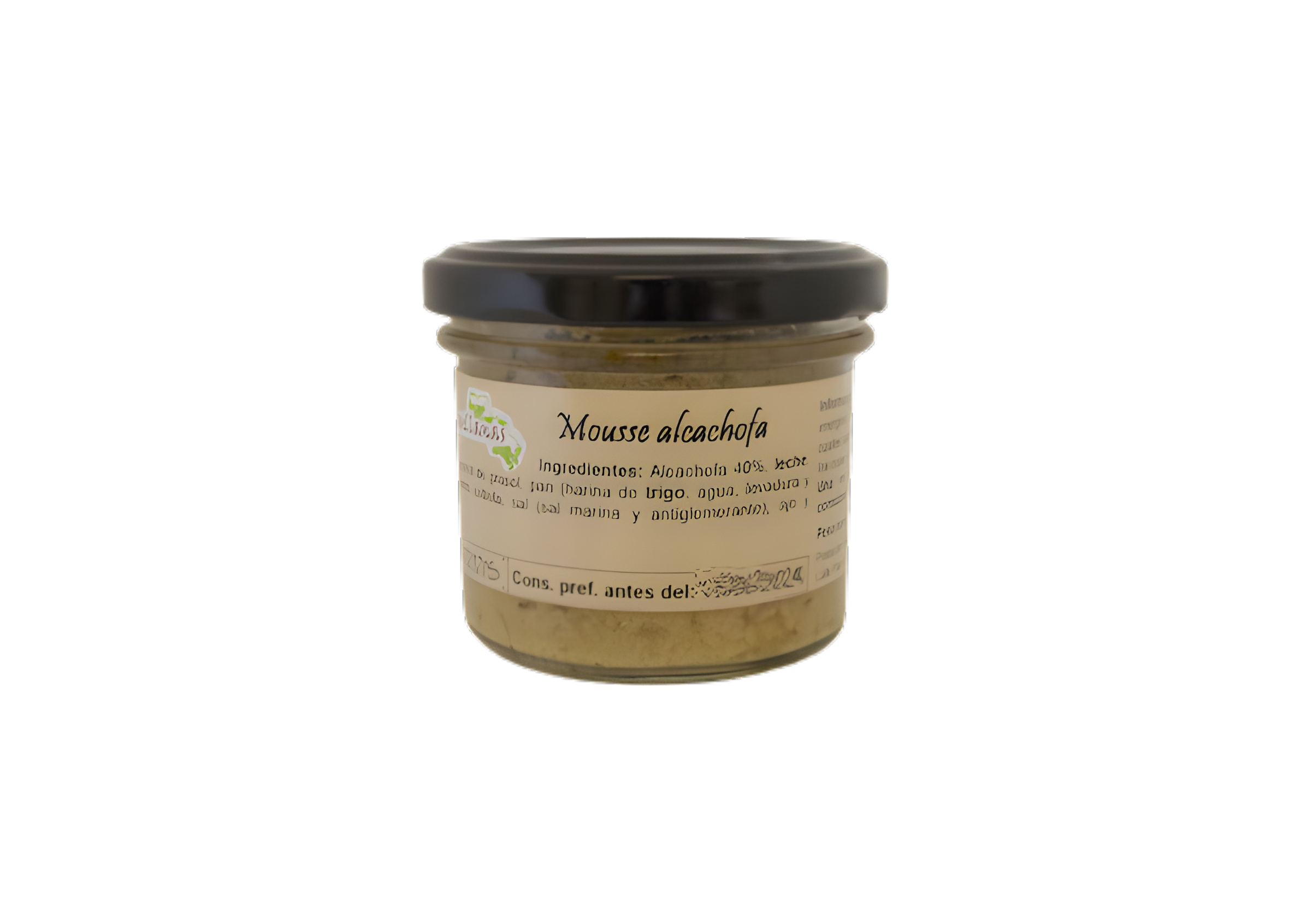 mousse de alcachofa